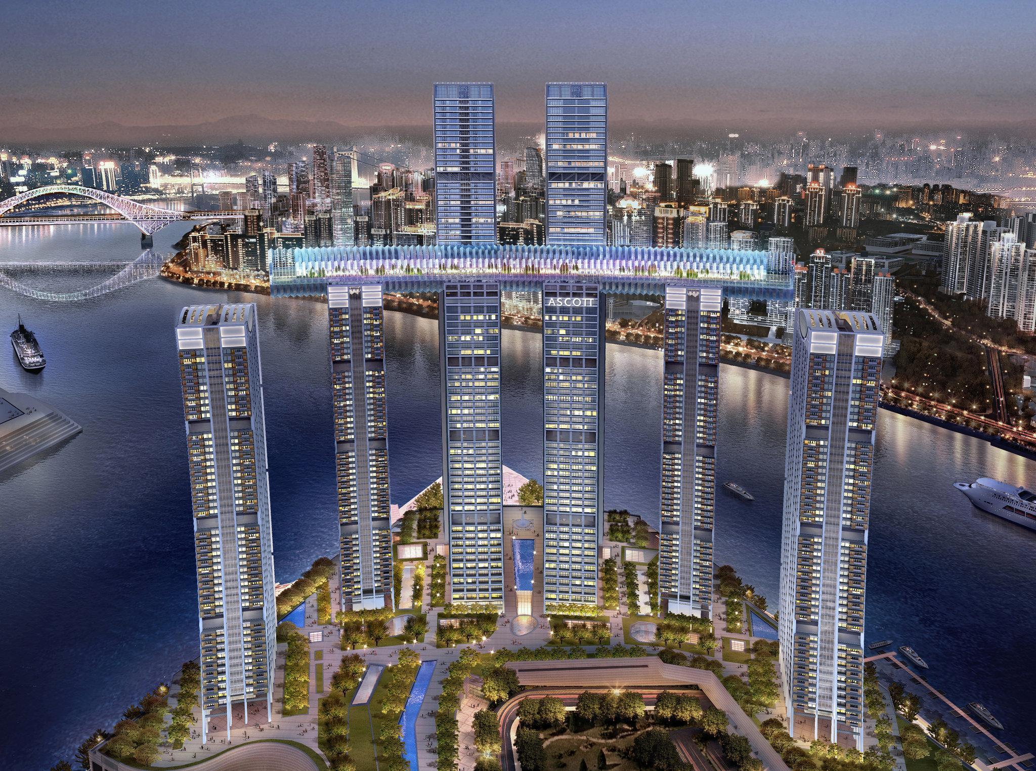 Ascott Raffles City Csungking Kültér fotó